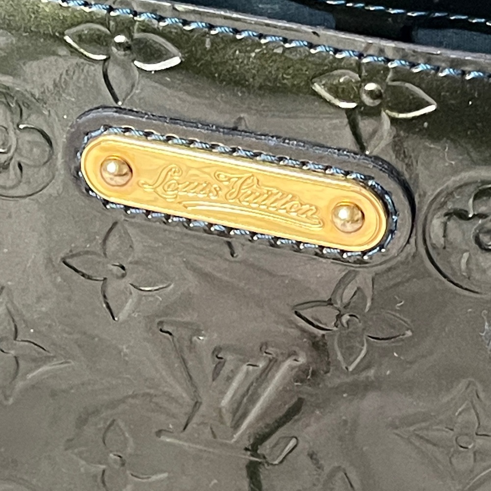 Louis Vuitton Shiny Black Satchel - Picture 2 of 7